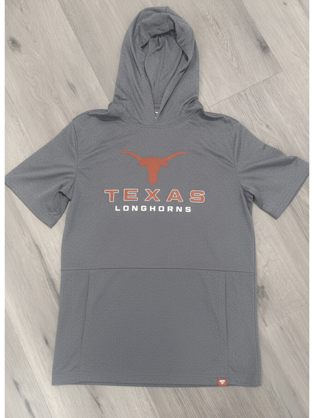 Fanatics Mens Hoodie Texas Longhorns Graphic Logo Gray Medium
